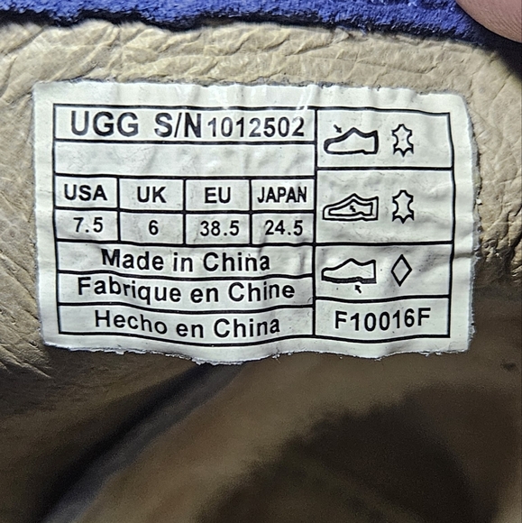 UGG Australia Shenendoah Fringe Ankle Boots Size 7.5 - Picture 13 of 14